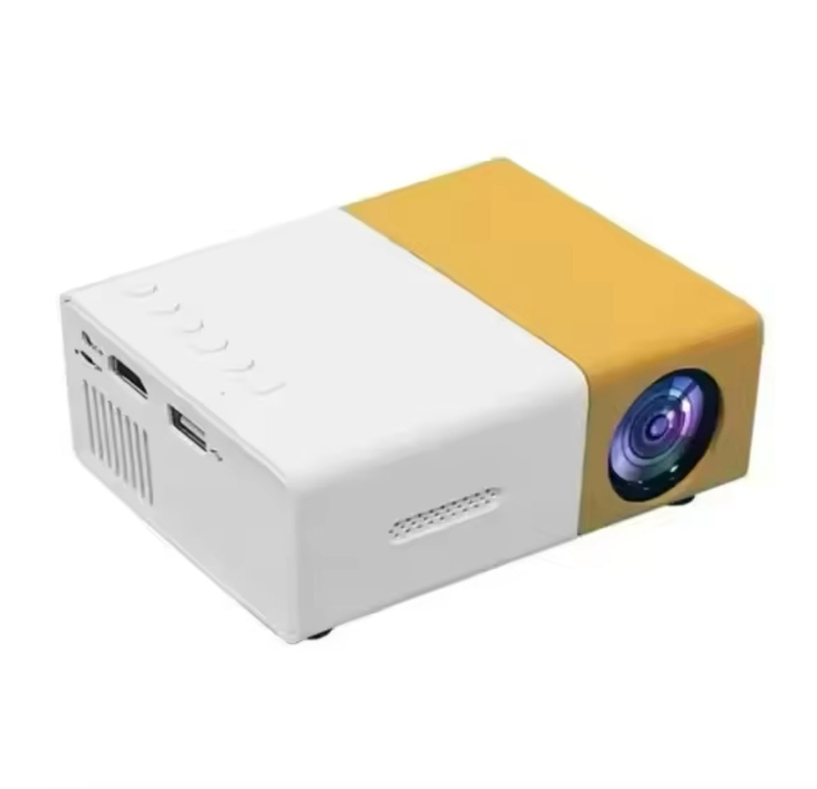 Portable LED Mini Projector, YG300, Compatible with HDMI, USB, TF, Audio, Home, Smart Multimedia Player, Compact for Travel